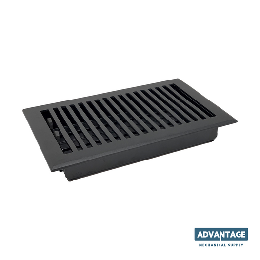 Cast Aluminum Contemporary Vent Covers - Black