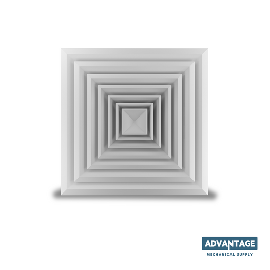 4-Way Steel Diffuser - D4P