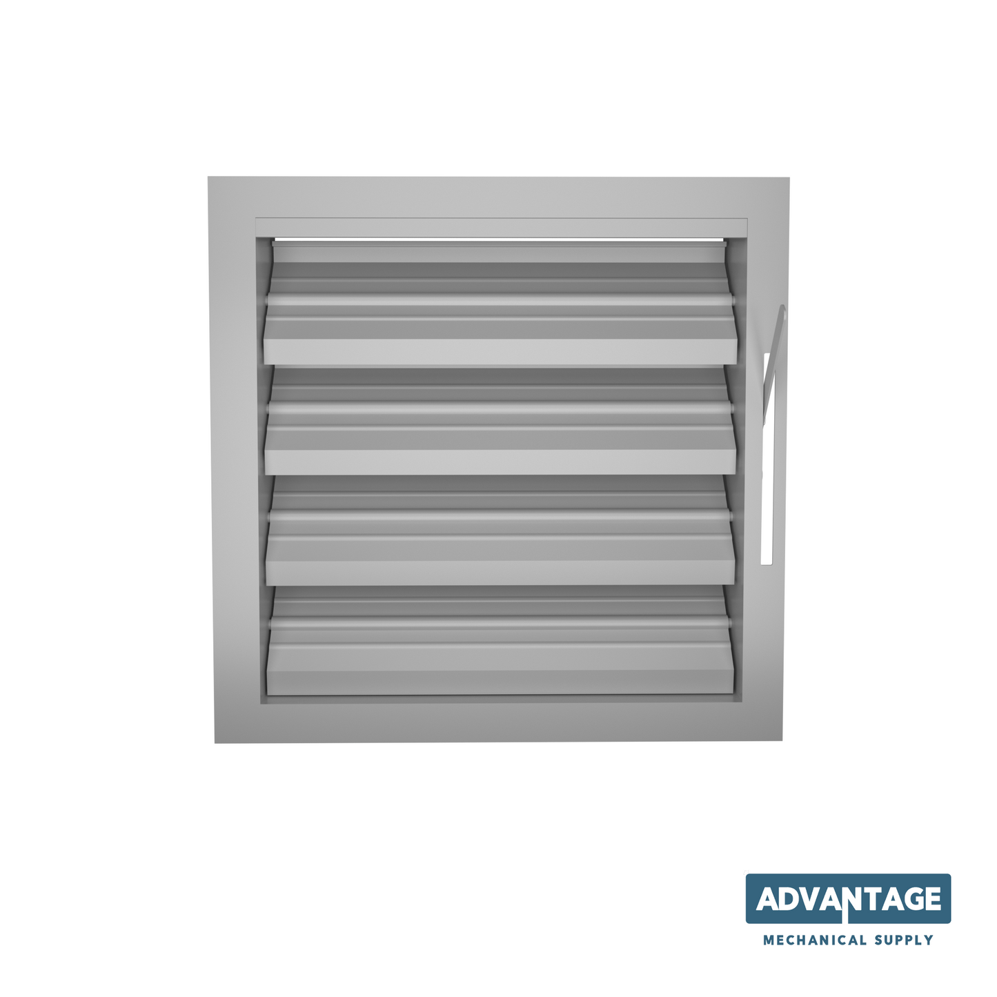 Louver with deflective adjustable blades - LA4A