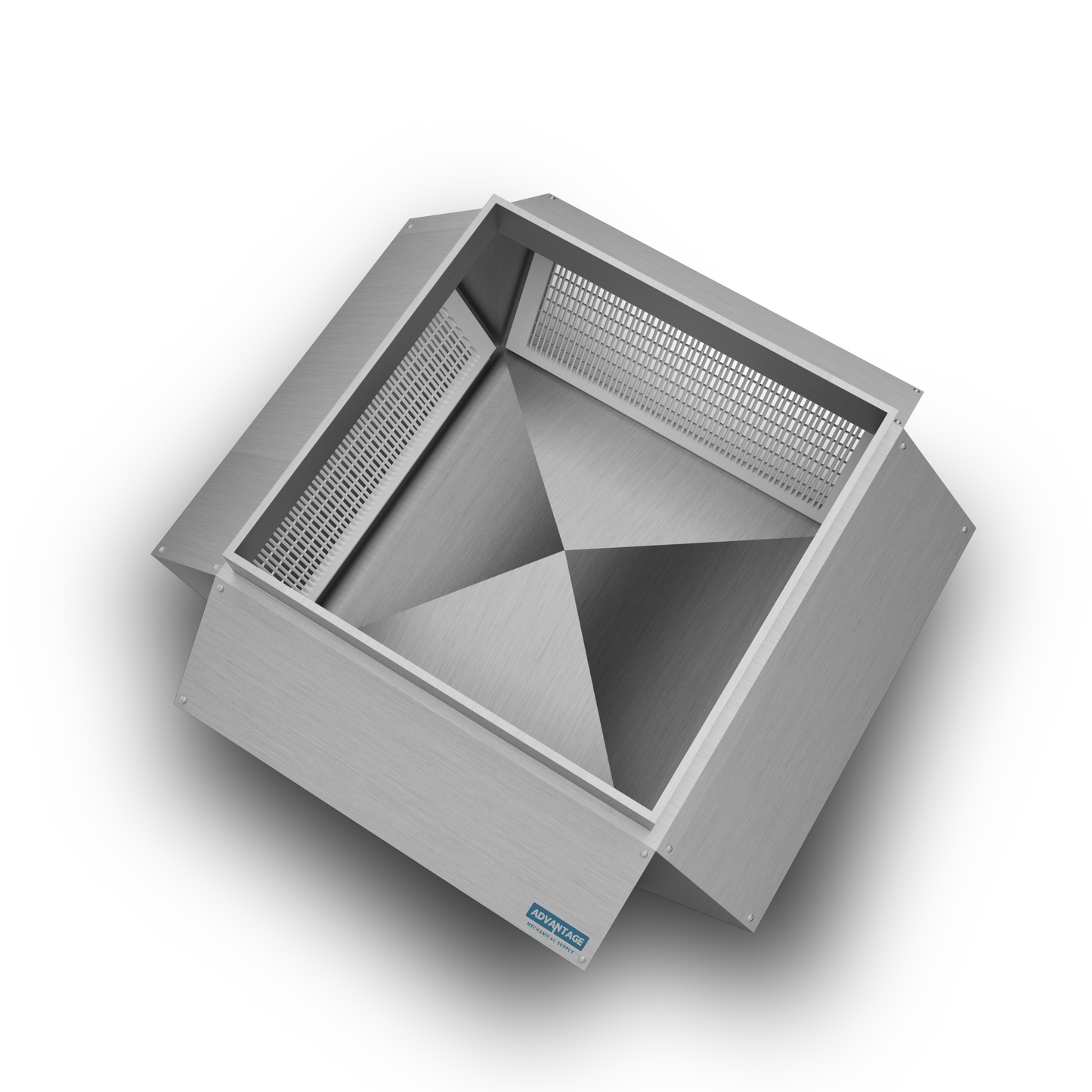 Slant Face Double Deflection Drop Box - Four Way