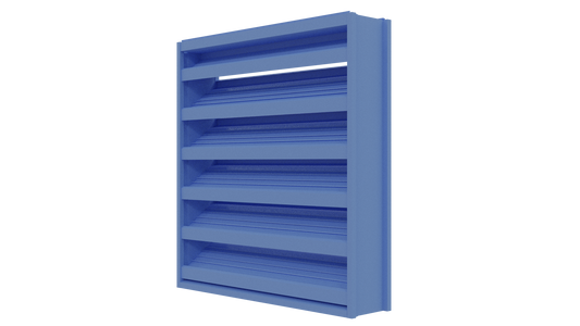 DC-436 / 4” stationary drainable louver