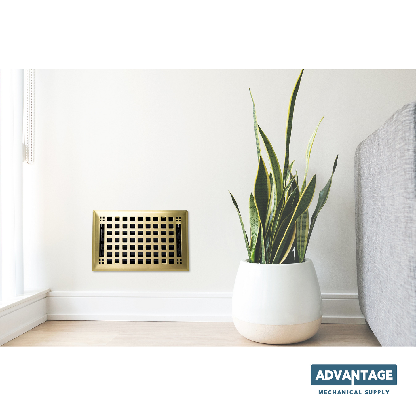 Cubiertas de ventilación de acero artesanal: latón cepillado