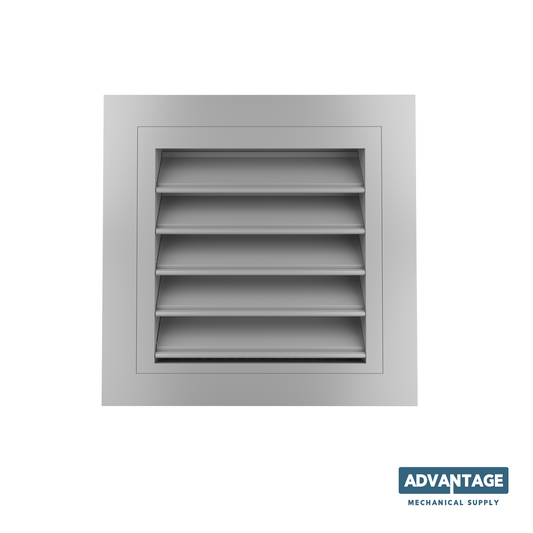 Storm-Proof Aluminum Drainable Louver β LD4