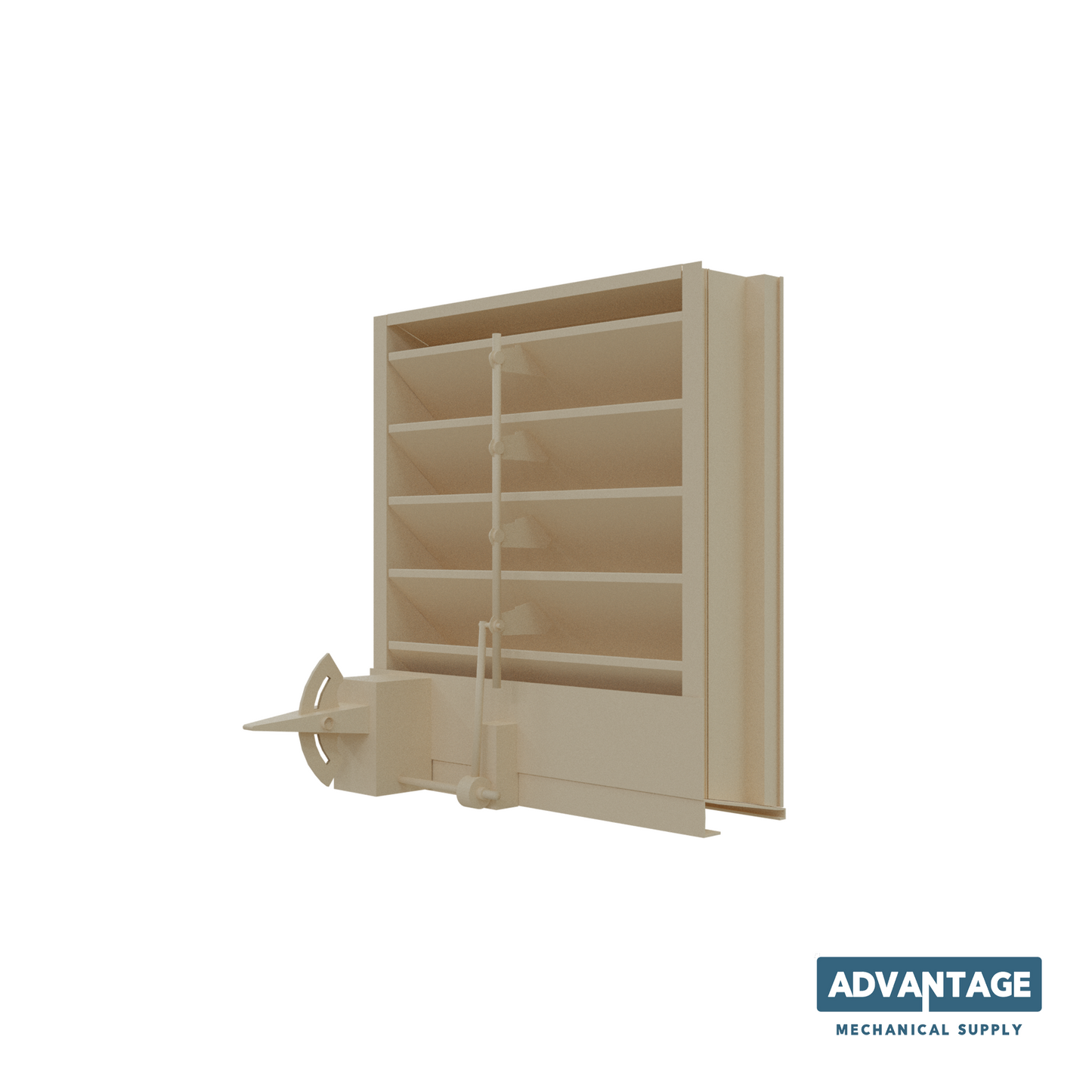 438-CD Combination Drainable and Adjustable Louver