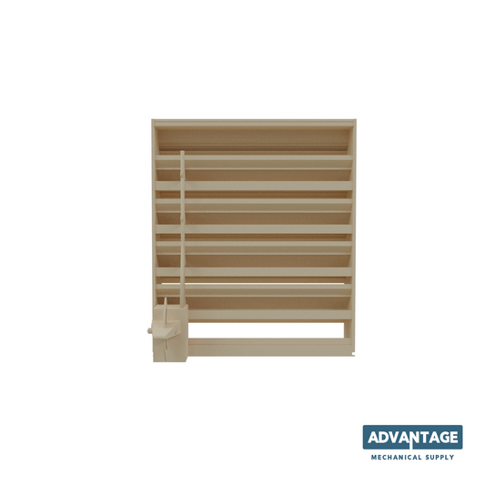 638-CD Combination Drainable and Adjustable Louver