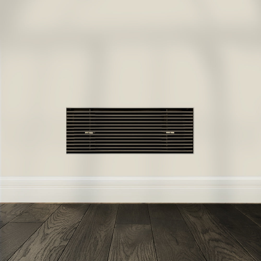 Rejilla de ventilación de aluminio drenable a prueba de tormentas - LD4