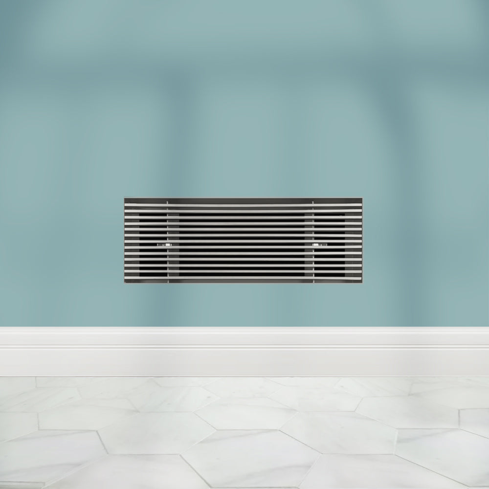 Rejilla de ventilación de aluminio drenable a prueba de tormentas - LD4