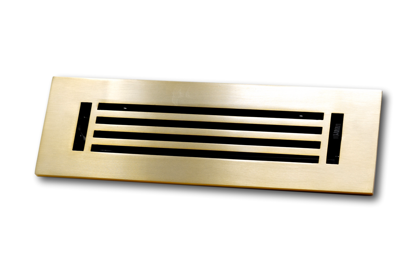 Cubiertas de ventilación de barra lineal de aluminio fundido - Latón satinado