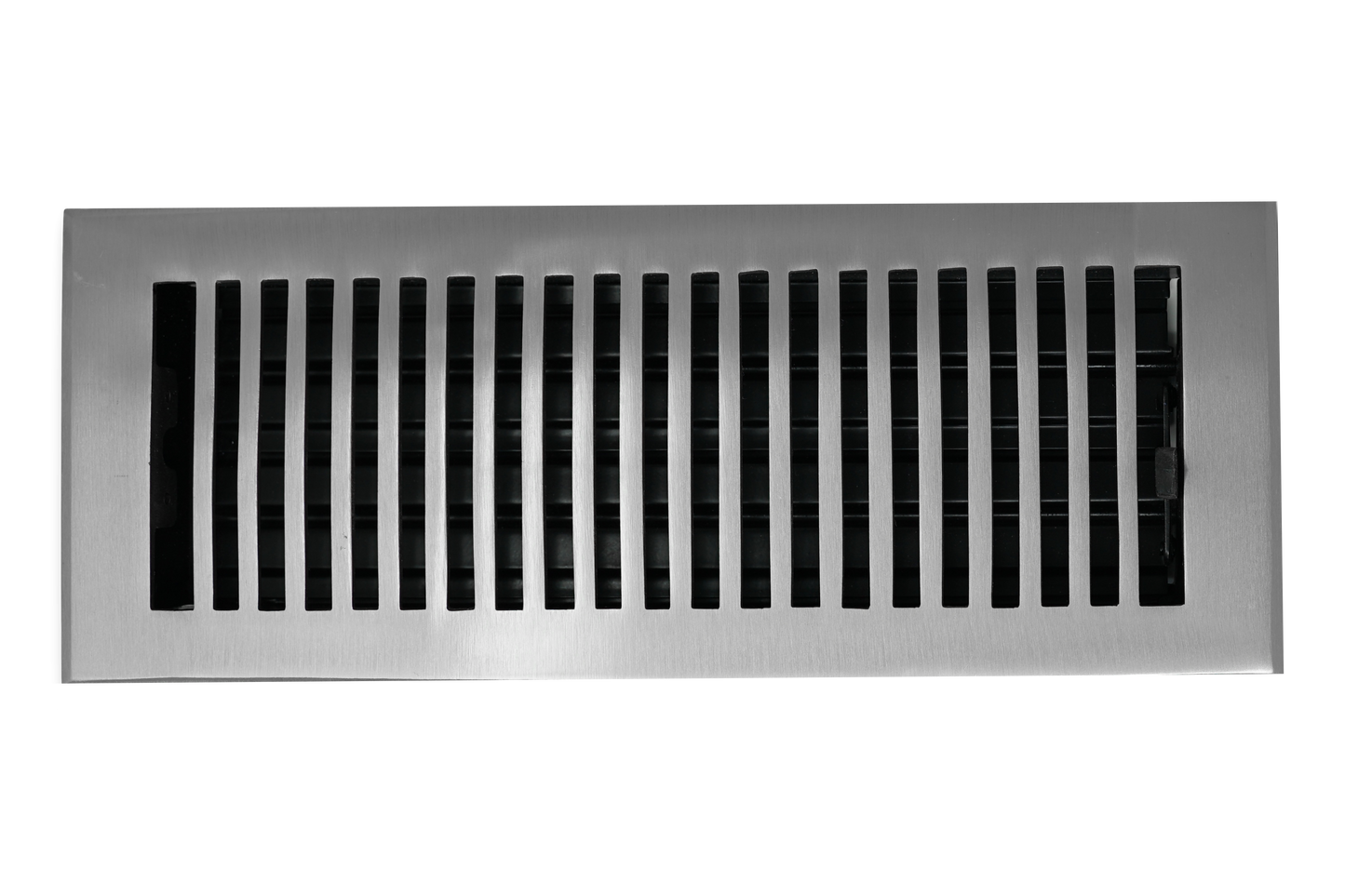 Cast Brass Contemporary Vent Covers - Brushed Nickel