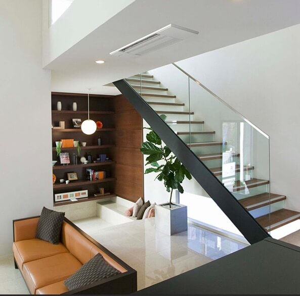 Mitsubishi - Indoor One Way Ceiling Cassette Air Handler - MLZ