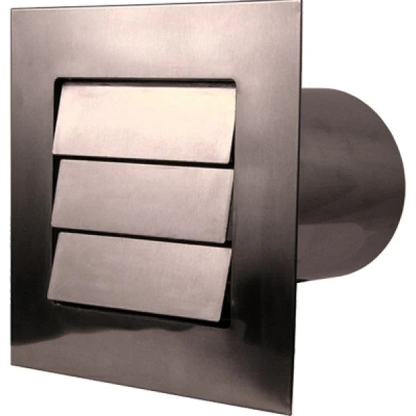 Copper Low Profile Louvered Dryer Vent - Exhaust Vent