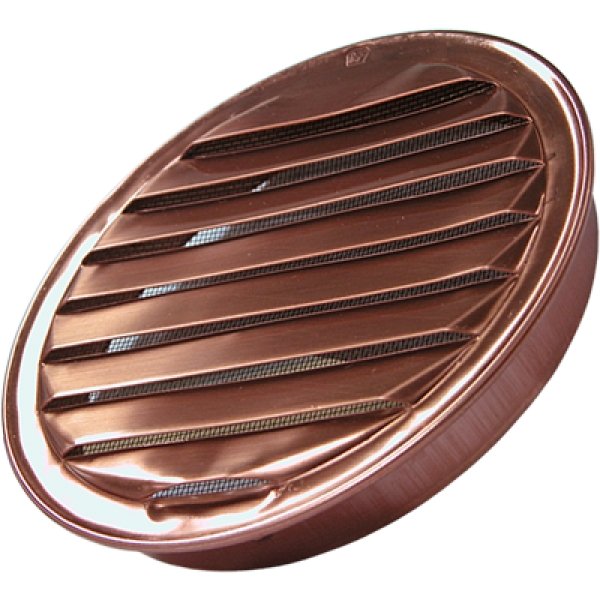 Round Soffit Vent With Screen