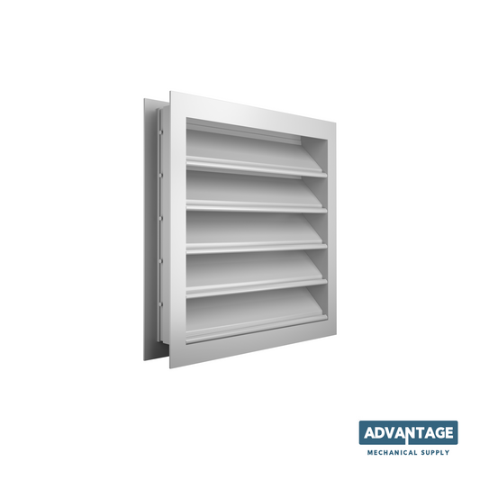 Storm Proof Aluminum Drainable Louver - LD4