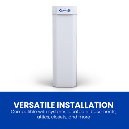 The Aprilaire Whole-House Air Purifier MERV 11 offers versatile installation in basements, attics, closets, and more—while delivering effective air purification and protecting your HVAC system.