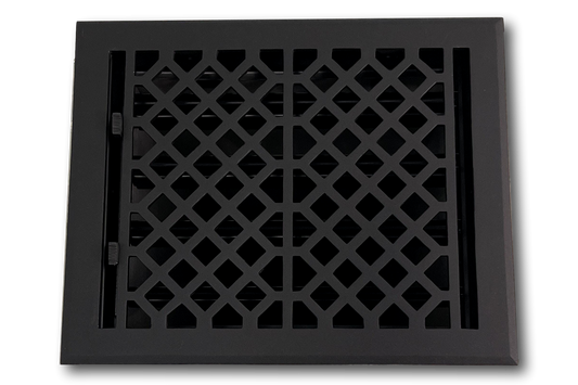 Cast Iron Vintage Industrial Vent Covers - Black