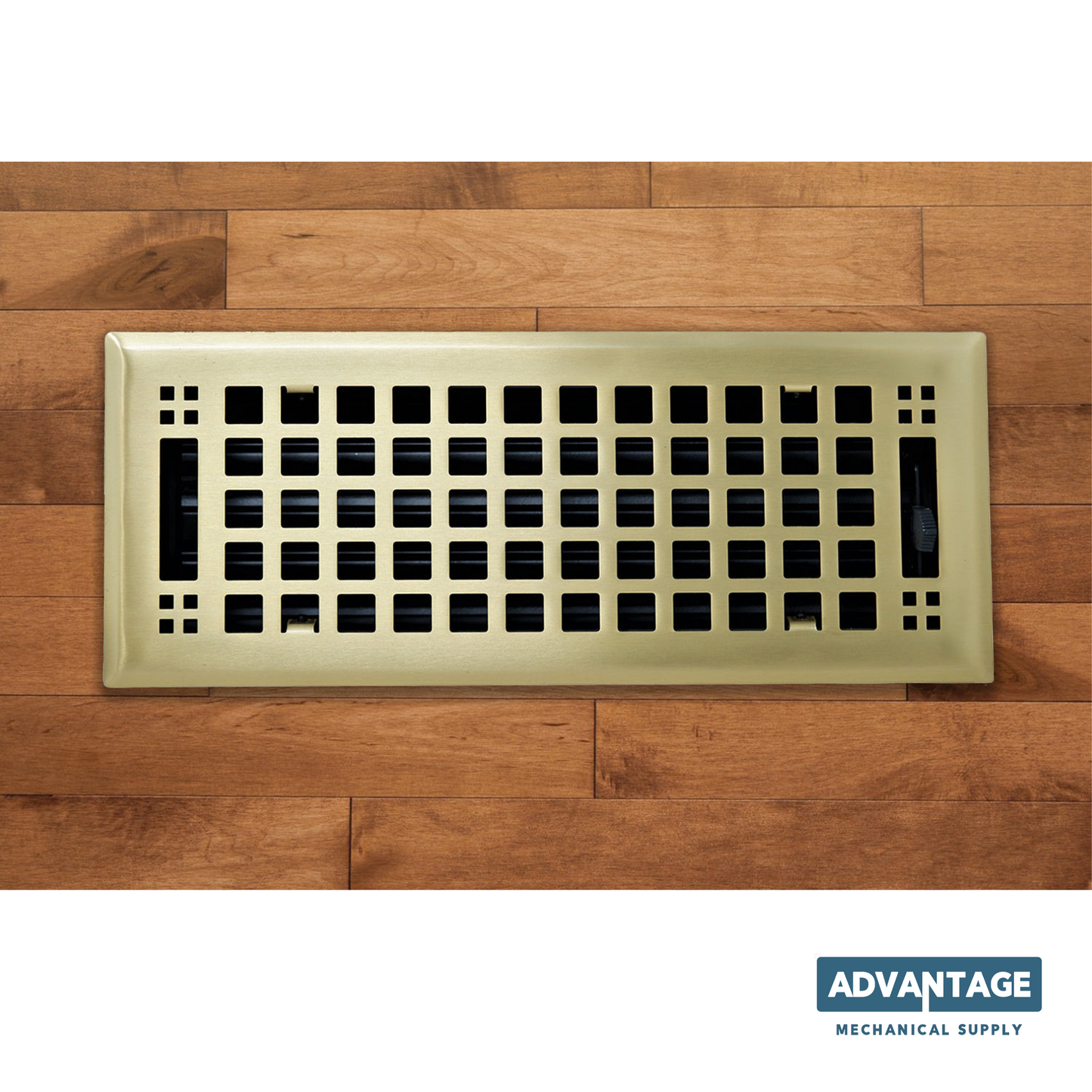 Cubiertas de ventilación de acero artesanal: latón cepillado