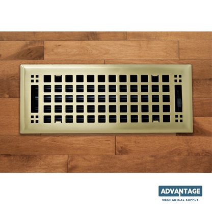 Cubiertas de ventilación de acero artesanal: latón cepillado