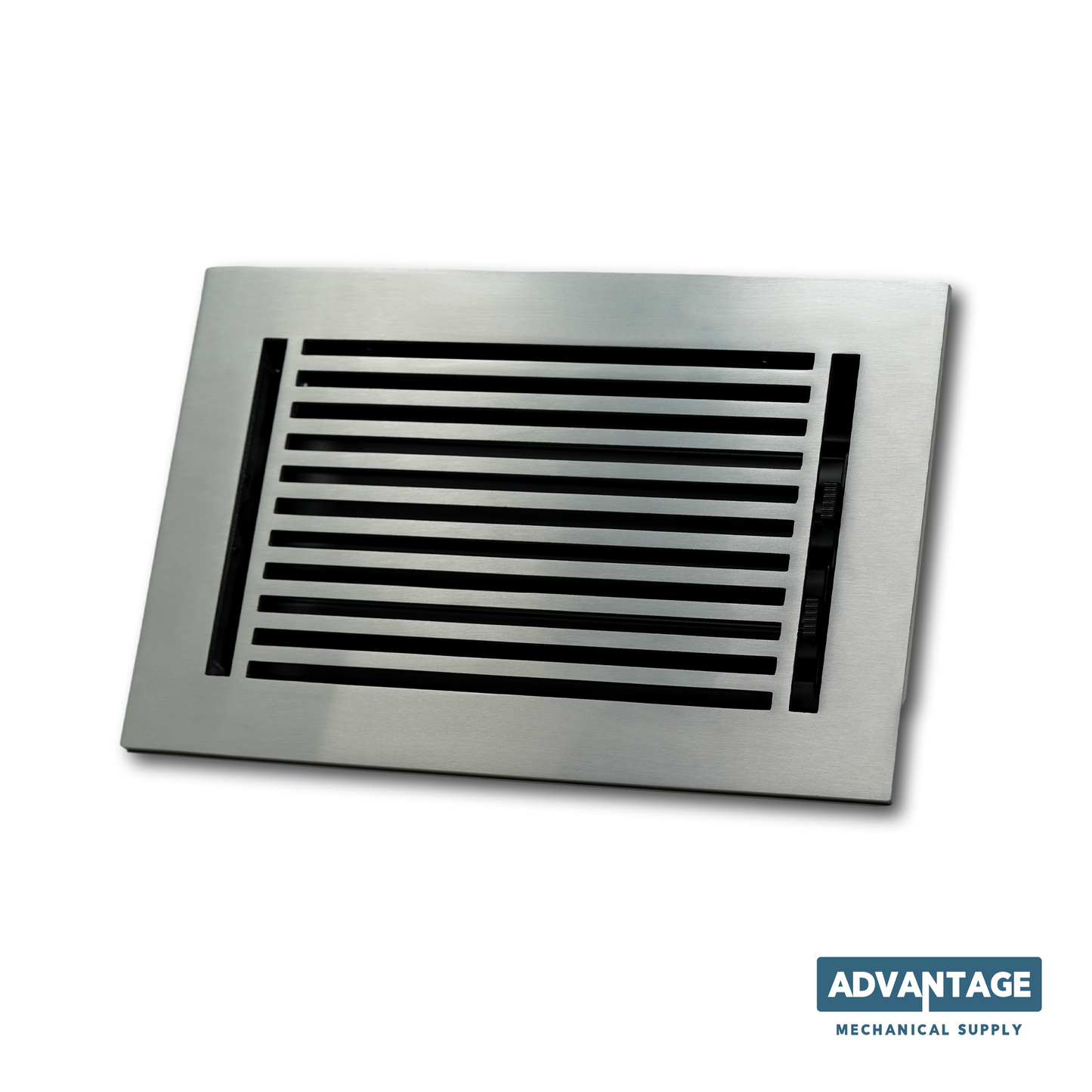 Cast Aluminum Linear Bar Vent Covers - Satin Nickel