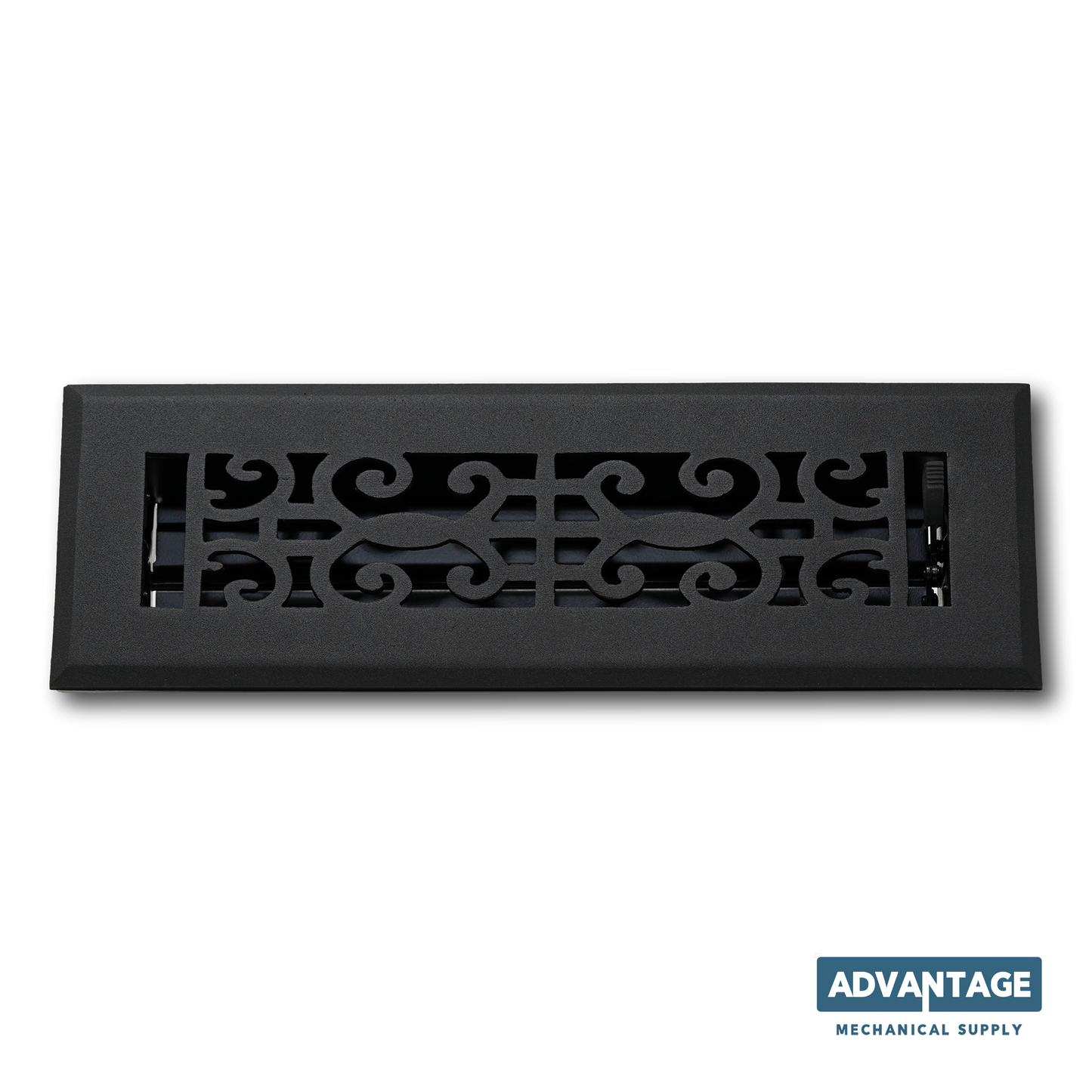 Rejillas de ventilación de aluminio fundido de estilo barroco, color negro