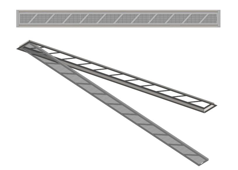 Stainless Steel Ember-Resistant Inspection Vent/Linear Soffit Vent