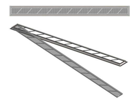 Stainless Steel Ember-Resistant Inspection Vent/Linear Soffit Vent
