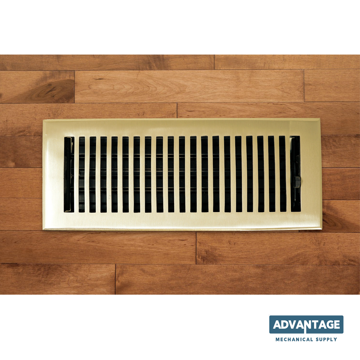 Cast Brass Contemporary Vent Covers - Polished Brass