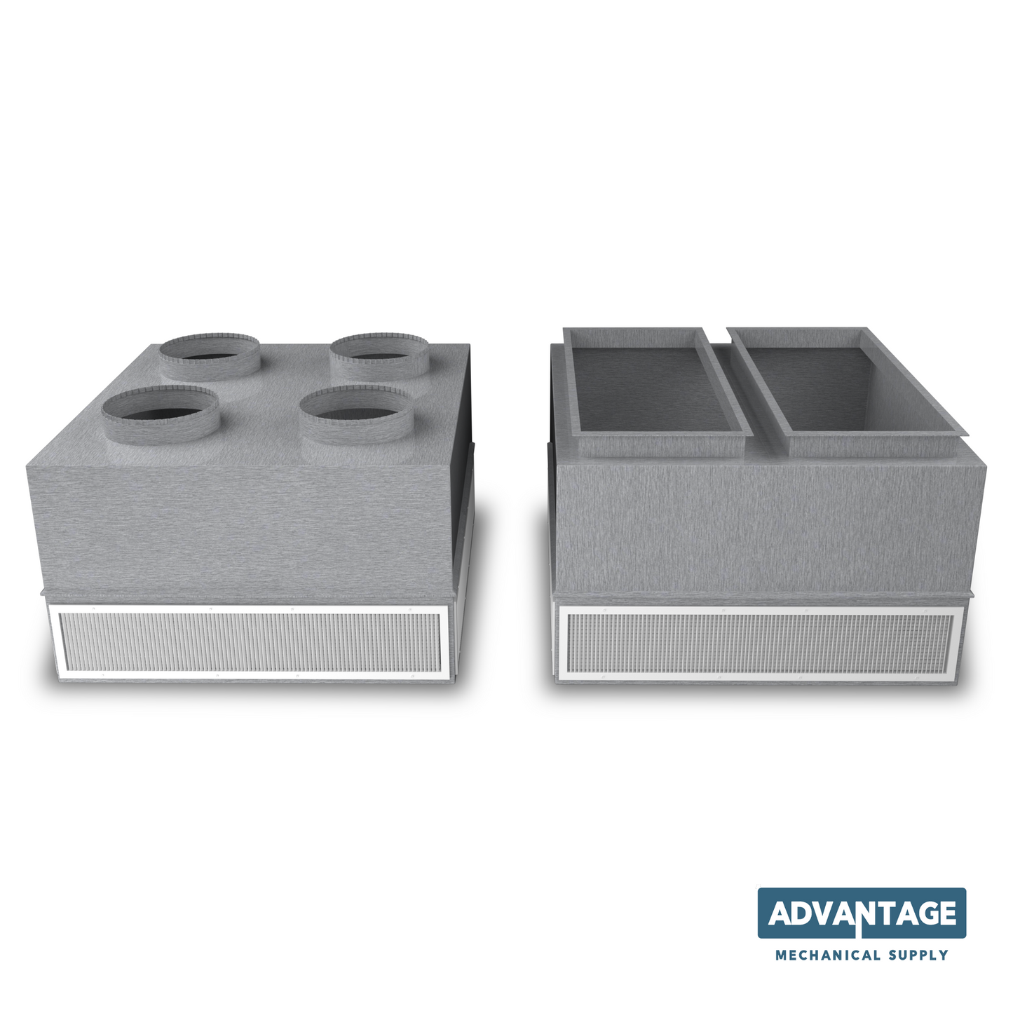 Four Way Right Angle Concentric Diffuser