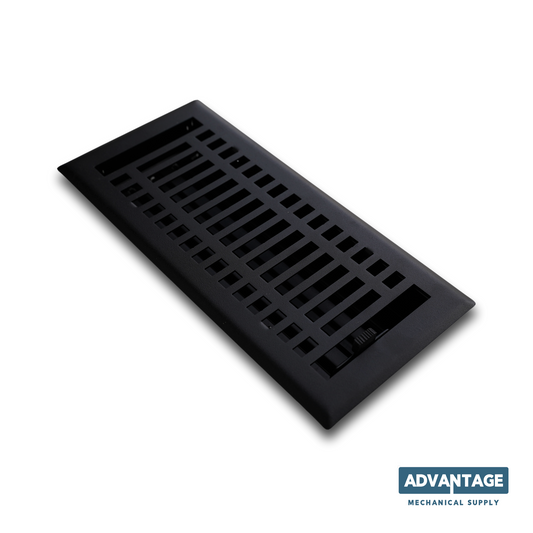 Cubierta de ventilación moderna de acero - Negro