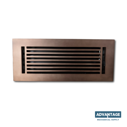 Cast Aluminum Linear Bar Vent Covers - Oil Rubbed Bronze