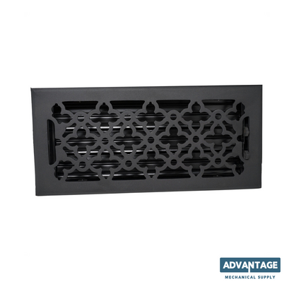 Cast Aluminum Gothic Vent Cover - Black