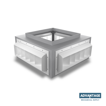 Drum Louver Drop Boxes - Four Way