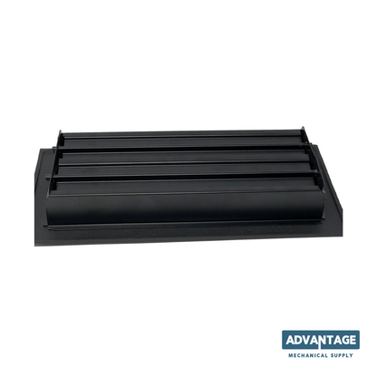 Cubierta de ventilación de aluminio fundido para manualidades y manualidades, color negro