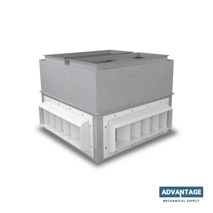 Four Way Throw Right Angle Concentric Diffuser with Drum Louver