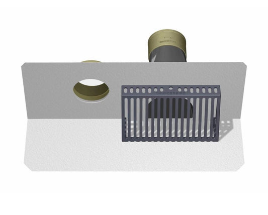 TPO-Clad Stainless Steel Parapet Drain