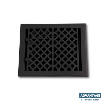 Cast Iron Vintage Industrial Vent Covers - Black