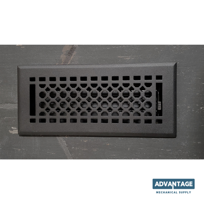 Cast Iron Honeycomb Vent Covers - Black