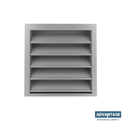 Storm-Proof Aluminum Drainable Louver – LD4