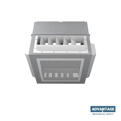 Four Way Throw Right Angle Concentric Diffuser with Drum Louver