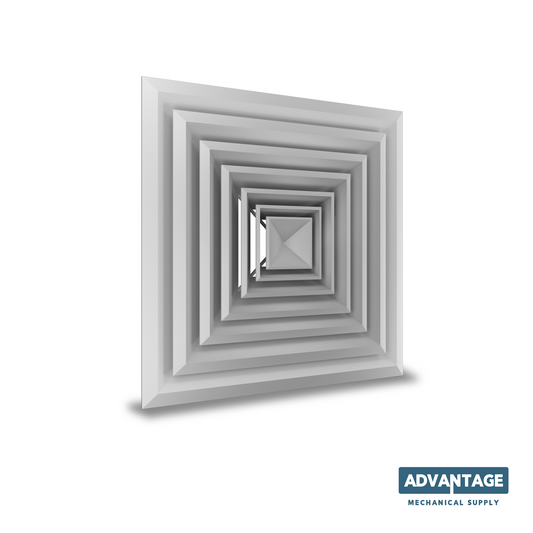 4-Way Steel Diffuser  - D4P