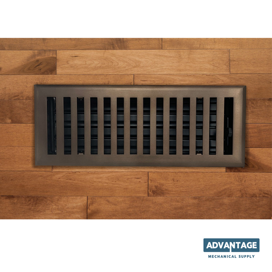 Rejillas de ventilación modernas y elegantes de acero: bronce frotado con aceite
