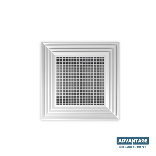 Flush Mount Offset Four Way Concentric Diffuser