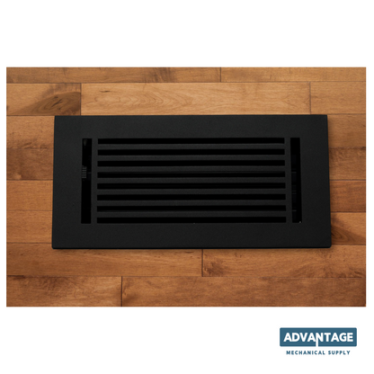 Cast Aluminum Linear Bar Vent Covers - Black