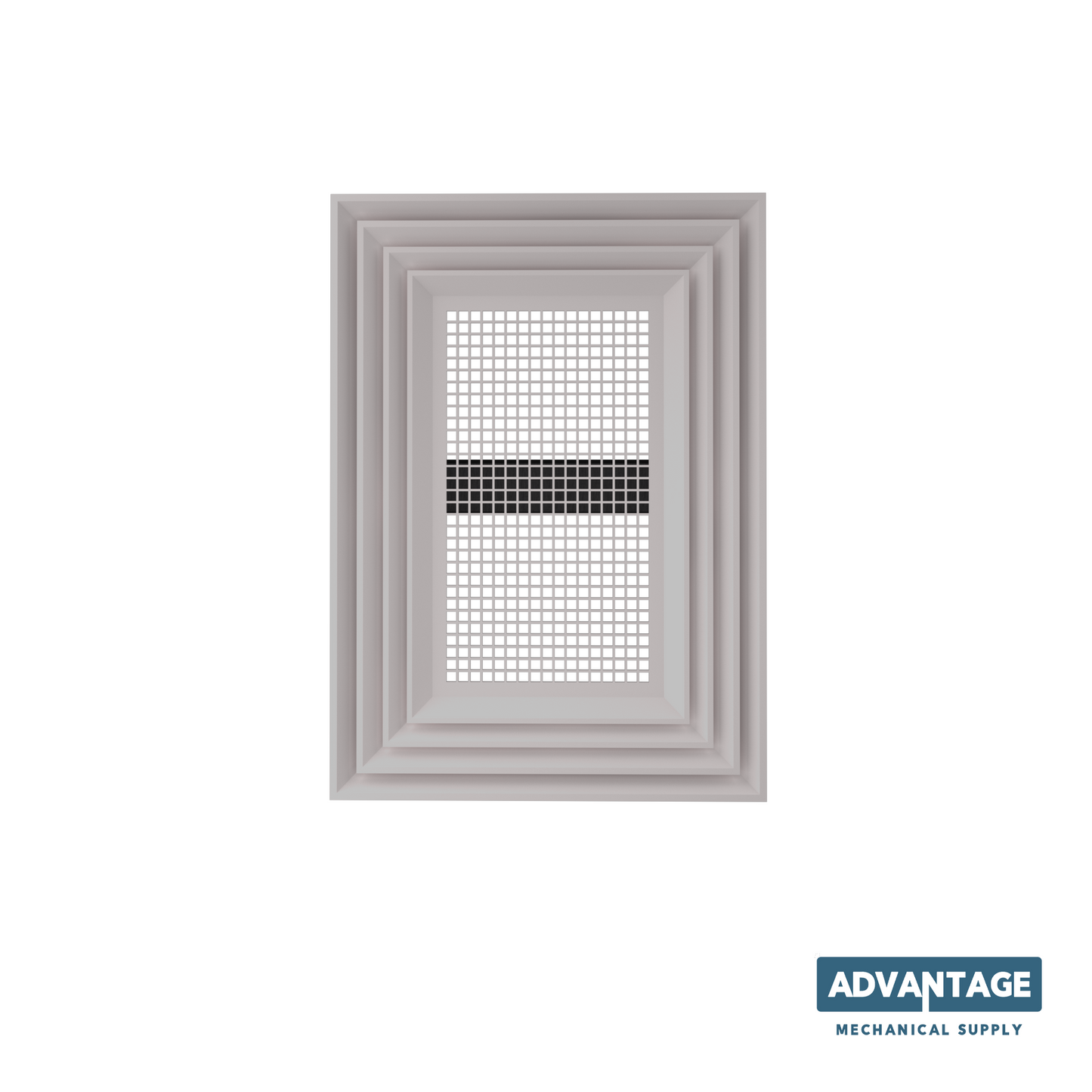 Flush Mount Low Profile Offset Four Way Concentric Diffuser