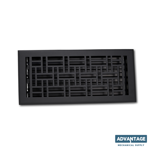 Cubierta de ventilación de aluminio fundido para manualidades y manualidades, color negro