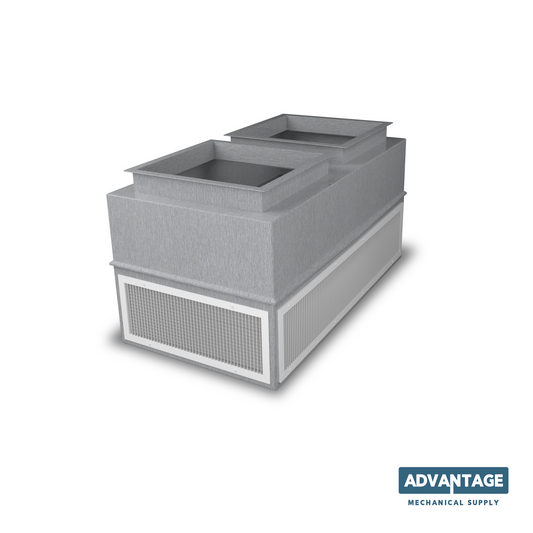 Offset Four Way Throw Right Angle Concentric Diffuser