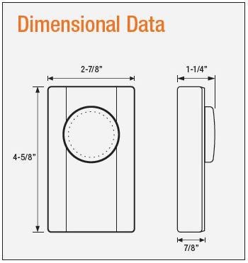 King K102 Thermostat SP 120/208/240/277V-25A White