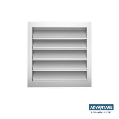 Storm Proof Aluminum Drainable Louver - LD4