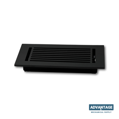 Cast Aluminum Linear Bar Vent Covers - Black