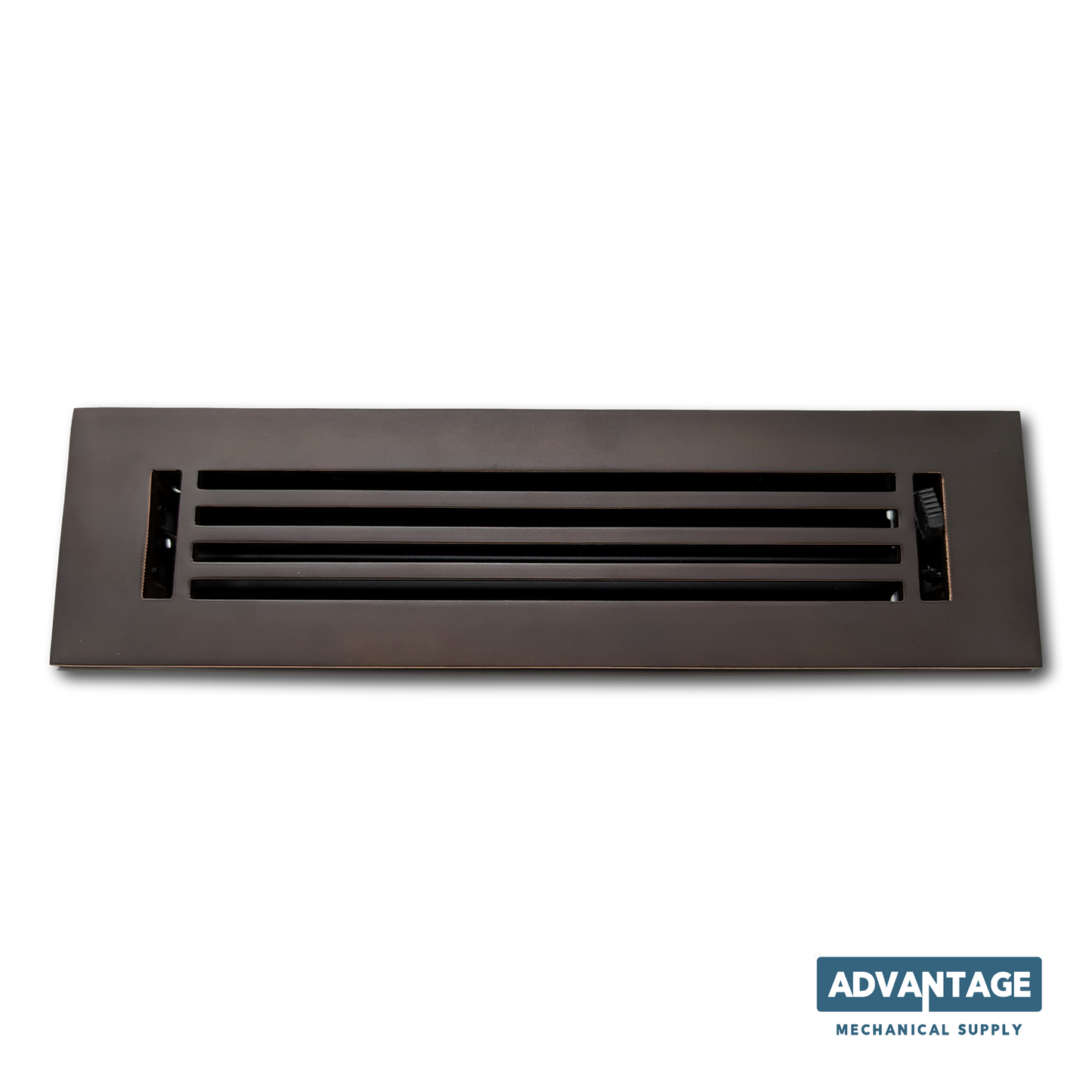 Cast Aluminum Linear Bar Vent Covers - Oxidized Bronze