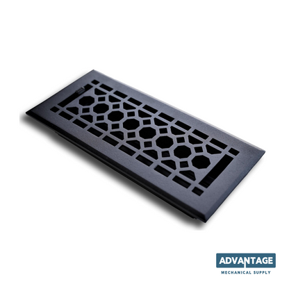 Cast Iron Honeycomb Vent Covers - Black
